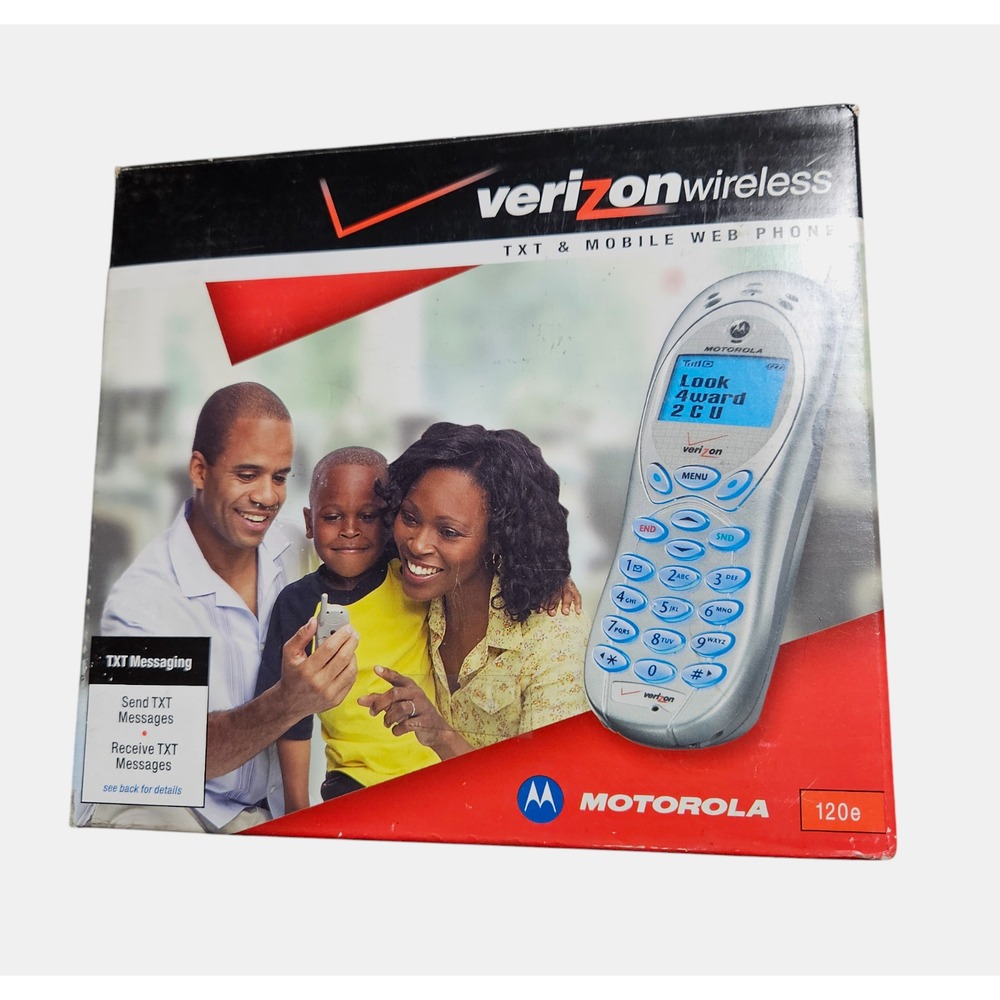 Lot of 2 Motorola V series V120e Silver Verizon Wireless Cellular Phone